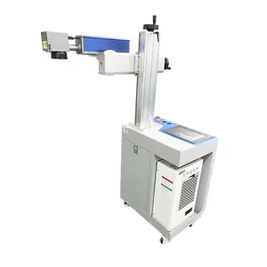 Elektrische Kabel Draad Airconditioner Online Laser Printer 20W 30W 50W Fiber Flying Laser Printing Markering Machine Prijs
