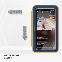 Support mural pour téléphone portable, anti-buée, pour salle de bain