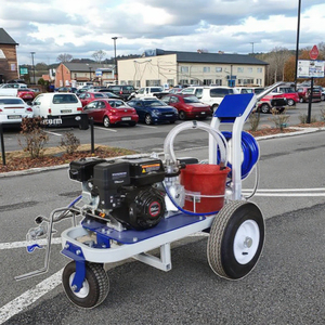 Enkele Spuitpistool Koud Spuiten Weglijn Markering Machine Nieuwe Stijl Hand Push Met Motor Als Kerncomponent - Product Image 6