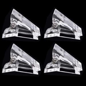 Pinces en plastique transparent pour extensions d'ongles, pinces, épingles, en Gel de construction rapide, LED UV, Kit d'outils de Nail Art - Product Image 4