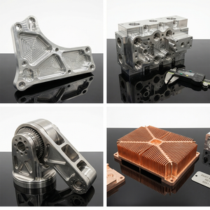 Piezas Personalizadas <span class=keywords><strong>de</strong></span> Fresado CNC <span class=keywords><strong>de</strong></span> Aluminio y Acero Inoxidable <span class=keywords><strong>de</strong></span> <span class=keywords><strong>5</strong></span> Ejes para Mecanizado, <span class=keywords><strong>Precio</strong></span> <span class=keywords><strong>de</strong></span> Fábrica, Ingeniería Mecánica, Mecanizado CNC - Product Image 6