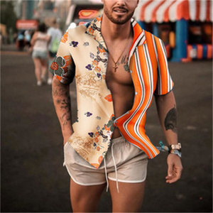 Camiseta de Verano 2026 para Hombre, Impresión Digital 3D, Casual, Sólida, Bordada, de Punto Corto, con Avatar Intercultural - Product Image 4