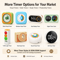 OEM Magnetischer Digitaler Timer mit Großem LED-Display, Lautem Alarm und Countdown-Funktion für Küche, Kochen, Studium und Klassenzimmer