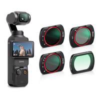Ensemble de filtres optiques en verre polarisant à densité neutre VND CPL Black Soft Mist Diffusion ND8/ND16/ND64 pour DJI Osmo Pocket 3&4