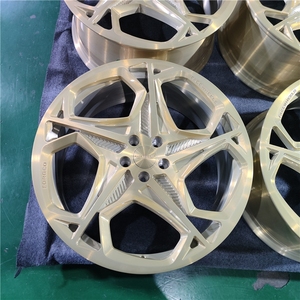 New Luxury Forged Aluminum Car <b>Wheels</b> 18-22 Inch 20mm Customized Jelly Gold Color Multi <b>Spoke</b> Design According Customer's - Product Image 4
