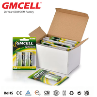Baterías Recargables NiMH AA/AAA al por Mayor, Baja Autodescarga, 1.2V 600/800/1000/1500/2000/2600mAh, Batería NI-MH