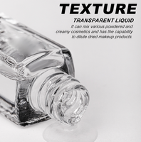 Base de Maquillage Liquide Fixateur Personnalisé Marque Privée, Formule Moyenne pour Pigments de Fard à Paupières en Poudre et Gouttes de Mélange