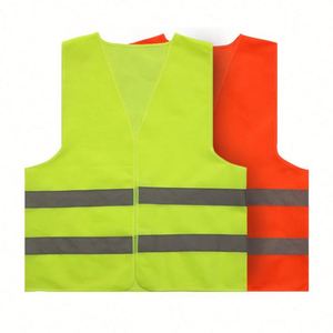 Chaleco Reflectante de Diseño para Guardias, para Conducir, con Múltiples Bolsillos, Botones de Seguridad y Estampado Reforzado - Product Image 5