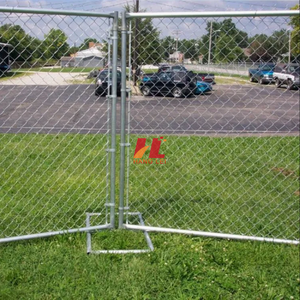 Tùy chỉnh 8 ft Chuỗi liên kết tạm thời hàng rào phần cứng bền rào cản ngoài trời với Khung ống thép - Product Image 1