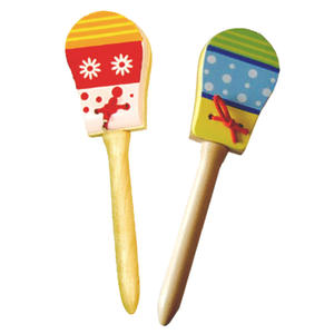 Orff 바순 장난감 나무 긴 손잡이 캐스터네츠 어린이 타악기 도매 악기 액세서리 - Product Image 2