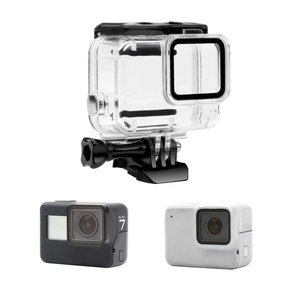HOSHI New Waterproof Case For <strong>Hero</strong> <strong>7</strong> Slive/ <strong>White</strong> Underwater 30M Diving Housing Protective Shell for <strong>GoPro</strong> Camera Accessories - Product Image 1