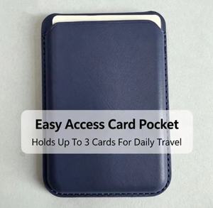 Cartera Magnética Plegable para iPhone, con Soporte, de Cuero Delgado, para Tarjetas de Identificación e IC, Costuras Finas, Varios Tonos, para la Parte Trasera del Teléfono - Product Image 3