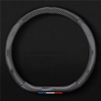 Housse de protection pour volant de voiture en cuir et fibre de carbone, pour Dongfeng Aeolus D53 Yixuan Gs Max A60 Ax7