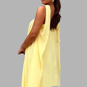 Abito Lungo Elegante da Donna per Feste Formali <span class=keywords><strong>Primavera</strong></span>/<span class=keywords><strong>Estate</strong></span>, Drappeggiato, Traspirante, Lavabile, Antistatico - Vendita all'Ingrosso - Product Image 3