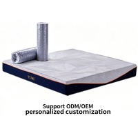 Matelas en éponge ultra doux effet nuage, tissu jacquard respectueux de la peau, anti-affaissement, haute résilience