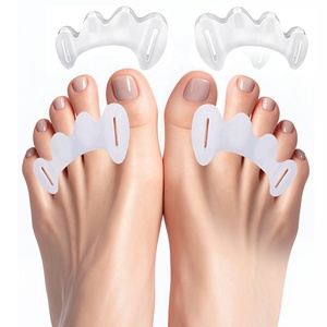 MediFootCare S/M/L <span class=keywords><strong>3</strong></span> boyutları, jel ayak ayırıcılar ayak parmaklarınızı doğal olarak düzeltin, pedikür Bunion düzeltici ve Yoga koruyucuları için harika - Product Image 1