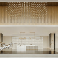 Solution de conception architecturale et d'aménagement intérieur haut de gamme pour hôtel 5 étoiles, style élégant, conception de projet complète pour hôtel de luxe