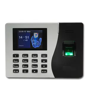 Tiempo de asistencia con huella dactilar, software gratuito, grabadora de tiempo de asistencia biométrica K14