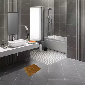 CF BBM006 Alfombrilla <span class=keywords><strong>enrollable</strong></span> de madera de bambú natural para baño Fácil de limpiar Alfombras de baño largas y grandes Alfombrilla con antideslizante - Product Image 6