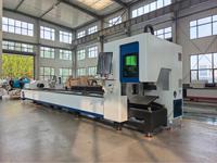 Máquina de Corte de Tubos por Láser de Fibra CNC de 5 Ejes con Carga Automática Cypcut para Corte de Metal de Alta Productividad, Acero Inoxidable y Acero al Carbono