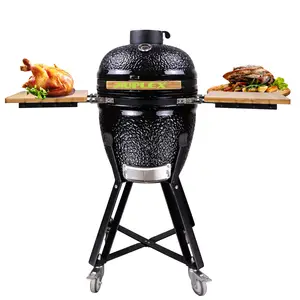 Kamado 18 polegadas churrasco fumante churrasco Grill Outdoor Garden Supplies