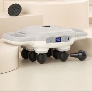 Pistola de masaje de cuerpo completo de nuevo diseño con 6 cabezales de masaje, masajeador de tejido profundo para relajación muscular - Product Image 1