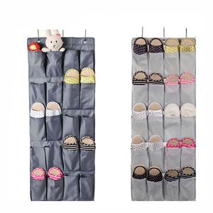 Modern Design Fabric Wall Organizer 20-Pocket Hanging <b>Shoe</b> Bag Storage Multifunction Foldable for Home Use in Living Room - Product Image 1