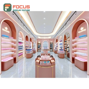 New Design Brand Store Chrome Metal Retail Furniture Turnkey Solution Beauty Retail Design - Product Image 4