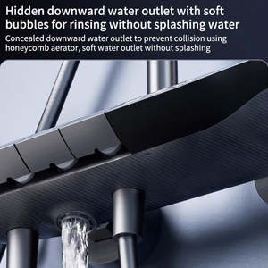 Ensemble numérique intelligent <span class=keywords><strong>de</strong></span> mix <span class=keywords><strong>de</strong></span> piano <span class=keywords><strong>de</strong></span> système <span class=keywords><strong>de</strong></span> <span class=keywords><strong>douche</strong></span> <span class=keywords><strong>de</strong></span> robinet avec le <span class=keywords><strong>kit</strong></span> <span class=keywords><strong>de</strong></span> valve thermostatique d'écran d'affichage à cristaux liquides - Product Image 5