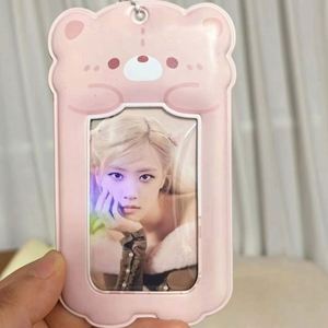 3x4 Inches Acrylic Photocard Picture <b>Frame</b> Holder Stand Keychain Mini Card Holder for Automotive Use - Product Image 3