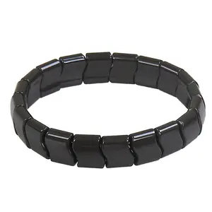 Pop Relax Black Stellen Negatieve Ionen Toermalijn Bio Armband Scalaire Energie Titanium Armbanden