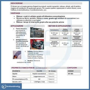 Decalcificante Gel ad Alta Potenza 5lt, Formulazione Efficiente per un Uso Efficace - Product Image 2