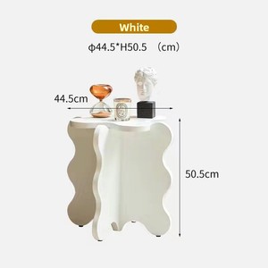 <span class=keywords><strong>Tavolino</strong></span> da Caffè Moderno in Legno Colorato, <span class=keywords><strong>Tavolino</strong></span> Laterale per Divano, Tavolo Angolare Multifunzionale di Design per Soggiorno, Arredamento Casa - Product Image 6