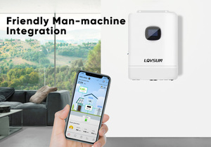 Onduleur solaire <span class=keywords><strong>hybride</strong></span> hors réseau triphasé 12 kW 10 kW 8 kW, système 48 V avec capacité de parallélisation et surveillance Wi-Fi pour l'énergie solaire - Product Image 2