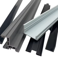 Profilé en plastique PVC décoratif moderne, haute précision, écologique, moulé sur mesure, pour supermarchés, vente en gros