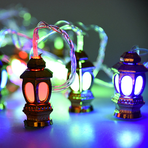 Guirlande lumineuse féerique à lumière led, tasse en style stalactite de glace, avec dessous de verre, pour le festijet du ramadan, décoration, 2021 - Product Image 6