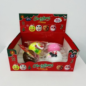 Jouet Squishy de Noël en forme de Père Noël, Bonhomme de Neige, Renne, à personnaliser, Balle Anti-stress à presser, Expédition depuis l'entrepôt des États-Unis - Product Image 2