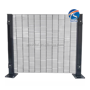 Chất lượng cao PVC tráng 358 lưới hàng rào phòng chống rỉ sét hàng rào an ninh cao tùy chỉnh thực hiện mạ kẽm rõ ràng VU hàng rào <span class=keywords><strong>Durban</strong></span> - Product Image 5
