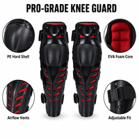 Protections de genoux et de tibias pour moto, certifiées CE, coque rigide en PE, protection complète des jambes, réglables, équipement de protection pour motocross et course tout-terrain