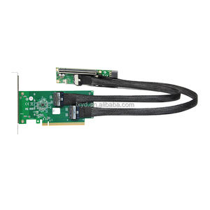 Adaptador extensor de ranura PCI-E X16 macho a X16 hembra para U.2 NVMe SSD /PCIe5.0 X16 a X8 Cable de extensión de tarjeta vertical de gráficos - Product Image 6