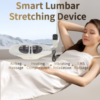 FOYOGA 2026 Masseur Shiatsu pour le dos et le cou avec chaleur EMS/Traction - Oreiller de massage électrique 3D rechargeable pour pétrissage profond des tissus musculaires
