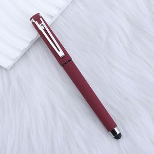 Stylos publicitaires personnalisables avec logo imprimé sur mesure, stylo tactile noir, stylo gel 0,7 mm pour la promotion - Product Image 4
