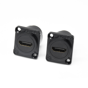 D-loại Adapter với dp độ nét cao giao diện đa phương tiện cổng nữ HDTV truyền tín hiệu Bảng điều chỉnh ổ cắm với Silicone mũ - Product Image 1