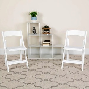 Sedia Pieghevole Bianca Premium per Matrimoni, Banchetti e Feste all'Aperto, Arredamento Portatile di Alta Qualità - Product Image 6