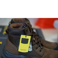 Chaussures de sécurité de travail EN ISO 20345 Dakar S3 marron, résistantes à l'eau et antidérapantes SRC, embout en acier/semelle intermédiaire, résistantes aux perforations, pour l'hiver et l'été