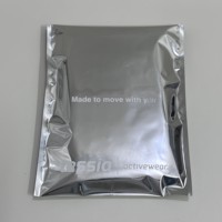 Sac d'expédition en aluminium argenté personnalisé avec logo, imperméable, pour vêtements, idéal pour la livraison express - Vente chaude