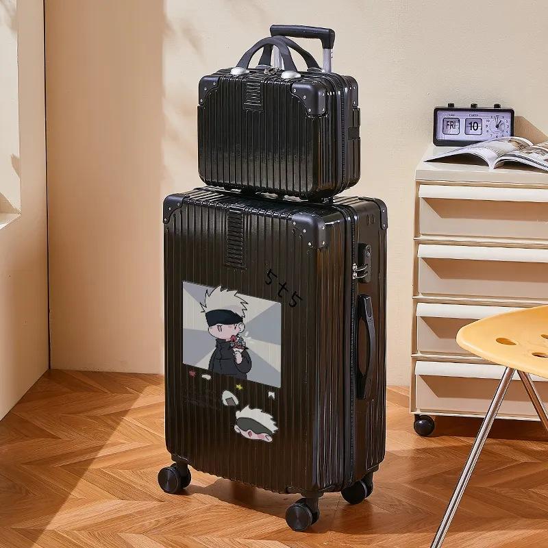 แองเจิลไวท์ [กระเป๋าเดินทางเดี่ยวสไตล์เรโทร ลายดาวตกปลาในอวกาศ]