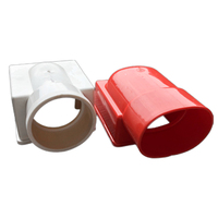 Boîte de jonction extérieure en PVC TV avec interrupteur inférieur blanc/bleu/rouge couleurs IP65 niveau de protection matière plastique