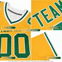 Jersey Sepak Bola Kustom Nama dan Nomor yang Dipersonalisasi Cetak Sublimasi V Neck Penyerap Keringat Unisex Dewasa Remaja Seragam 100%