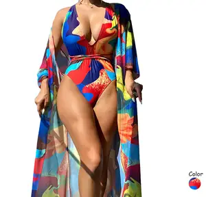 Biquinis 2022 Two Piece Tie N Dye Swimsuit Cover Up Swimwear Sexy Bikini Bathing Suit Cover Ups for Woman